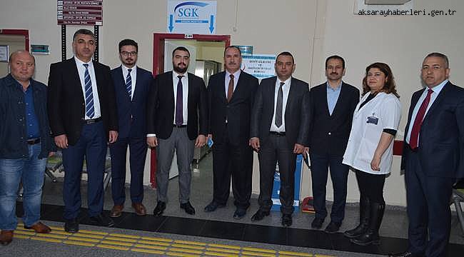 AKSARAY SGK İL MÜDÜRLÜĞÜ HASTANELERDE ERİŞİM BİRİMLERİ OLUŞTURDU