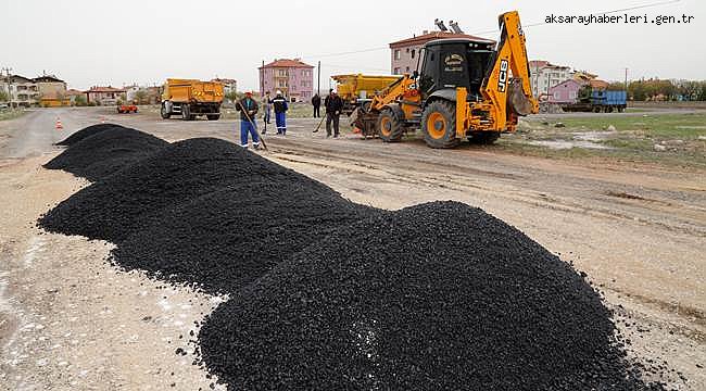 ARATOL’DA SERVİS HATTI YOLLAR ASFALTLANIYOR