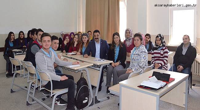 ATSO HEYETİ ÖĞRENCİLERE TAVSİYELERDE BULUNDU