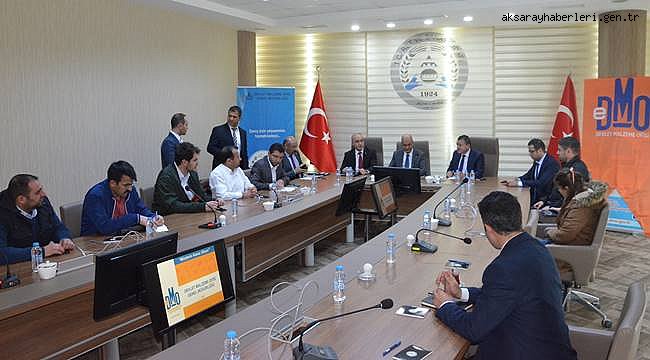 DEVLET MALZEME OFİSİ AKSARAY’DAKİ FİRMALARLA BULUŞTU