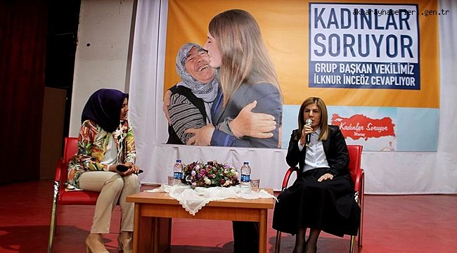 İLKNUR İNCEÖZ ‘16 NİSAN’DAN SONRA TERÖR ÖRGÜTLERİ ZEMİN BULAMAYACAK’