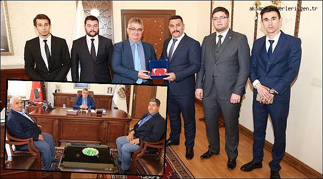 ÜLKÜ OCAKLARI AKSARAY İL BAŞKANLIĞI ve MUHTARLARDAN VALİ PEKMEZ’E ZİYARET