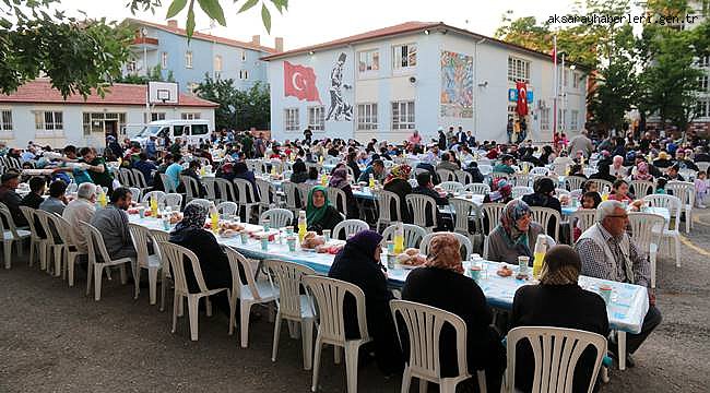 AKSARAY BELEDİYESİ 2017 MAHALLE İFTARLARI BAŞLADI