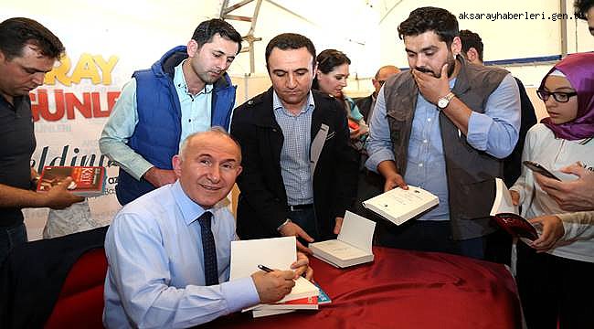 AKSARAY'DA TARİHÇİ AHMET ŞİMŞİRGİL'E YOĞUN İLGİ