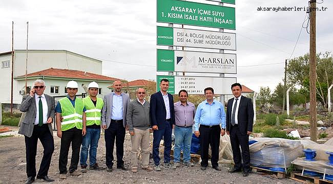 AKSARAY&#039;IN İÇME SUYU PROJESİ TÜM HIZIYLA DEVAM EDİYOR...