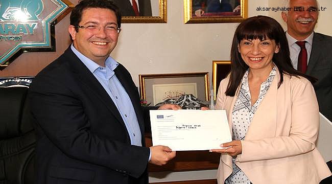 AVRUPALI ÖĞRETMENLERDEN BAŞKAN YAZGI’YA ZİYARET