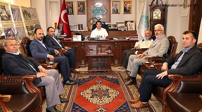 ENSAR VAKFI YÖNETİMİNDEN BAŞKAN YAZGI’YA ZİYARET