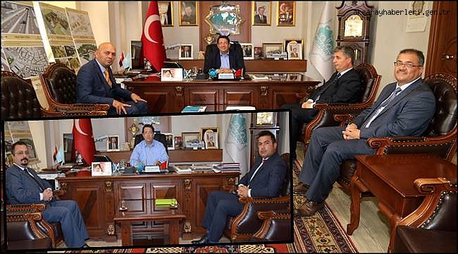 MEPAŞ İL MÜDÜRÜ ve KONYA METEOROLOJİ BÖLGE MÜDÜRÜNDEN BAŞKAN YAZGI’YA ZİYARET