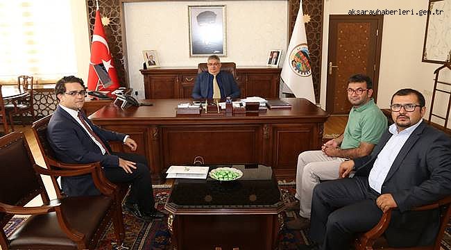 ORTAKÖY GENÇ İŞADAMLARI DERNEĞİNDEN VALİ PEKMEZ’E ZİYARET