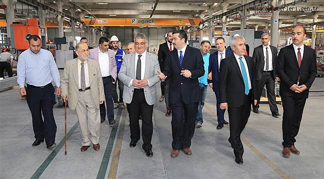 OSB’NİN SORUN VE İHTİYAÇLARI GÖRÜŞÜLEREK ÜRETİM YAPAN FİRMALAR ZİYARET EDİLDİ