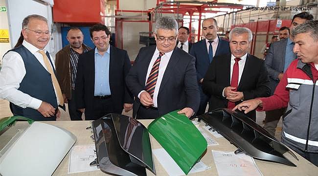 OSB’NİN SORUN VE İHTİYAÇLARI İLE YATIRIMCILARIN TALEPLERİ GÖRÜŞÜLDÜ ve ÜRETİM YAPAN FİRMALAR ZİYARET EDİLDİ