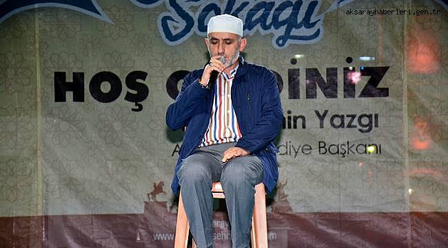 AKSARAY BELEDİYESİ, ŞEHİT HABERİ ÜZERİNE RAMAZAN SOKAĞI PROGRAMINI İPTAL EDEREK ŞEHİTLER İÇİN KUR'AN-I KERİM OKUTTU