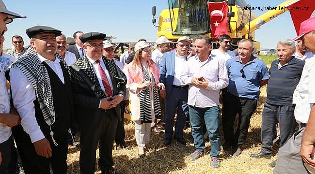 AKSARAY'DA 2017 YILI HASAT DÖNEMİ BAŞLADI