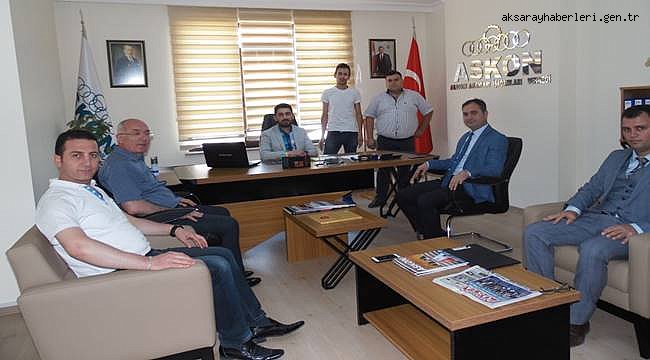 AKSARAY DEFTERDARI, ASKON'U ZİYARET ETTİ