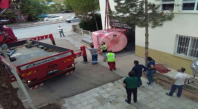 AKSARAY EĞİTİM VE ARAŞTIRMA HASTANESİ MR CİHAZINA KAVUŞTU