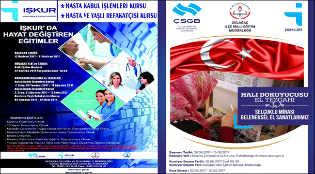 AKSARAY İŞKUR’DA HAYAT DEĞİŞTİREN EĞİTİMLER