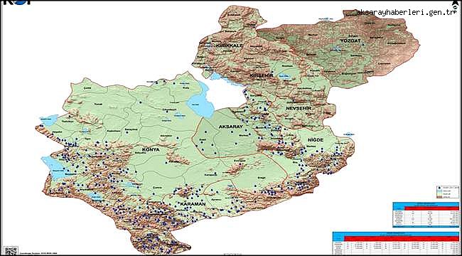 KOP İDARESİ'NDEN BÖLGE İLLERİNE 99 MİLYON TL'LİK ÖDENEK