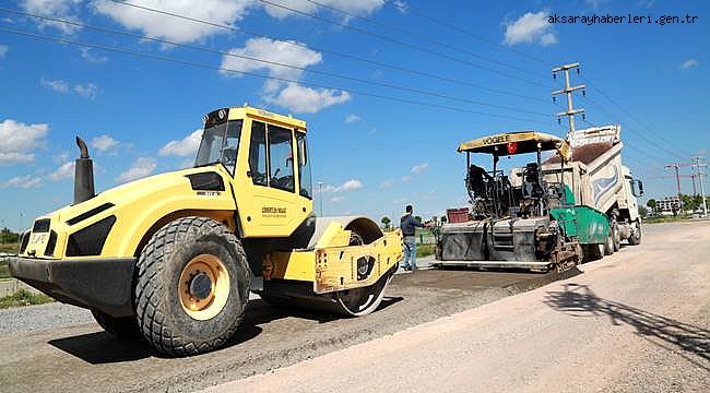 ORGANİZE SANAYİ BÖLGESİ İLE ÜNİVERSİTE ARASINDAKİ 1200 METRELİK YOLDA ÇALIŞMALAR DEVAM EDİYOR