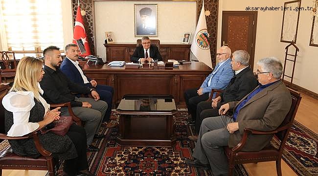 TÜRK KIZILAYI AKSARAY ŞUBESİ VE OSİAD’DAN VALİ PEMEZ’E ZİYARET