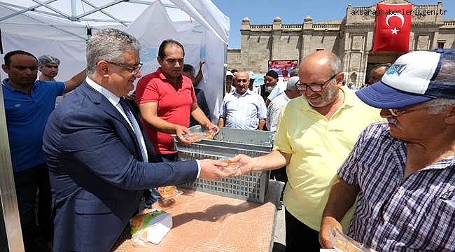 AKSARAY'DA ŞEHİTLER İÇİN OKUTULAN HATİMLERİN DUASI YAPILDI