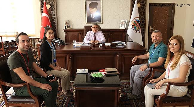 BM DÜNYA GIDA PROGRAMI ANKARA BÖLGE OFİS MÜDÜRÜ NOZOMİHASHİMOTO VALİ AYKUT PEKMEZ’İ ZİYARET ETTİ
