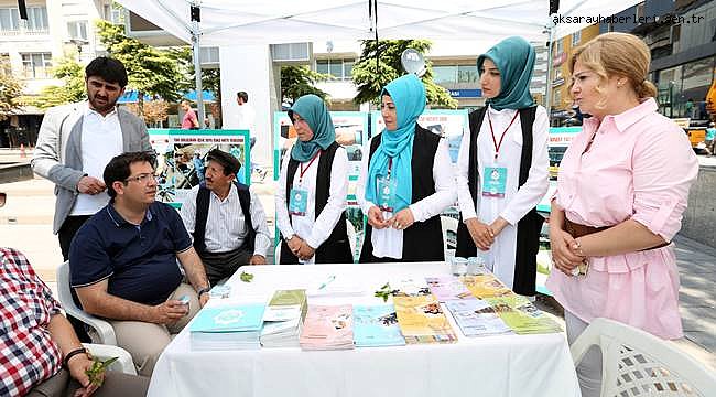 AKSARAY'DA BELEDİYEM KAPIMDA PROJESİ KAPSAMINDA BİLGİLER VERİLİYOR