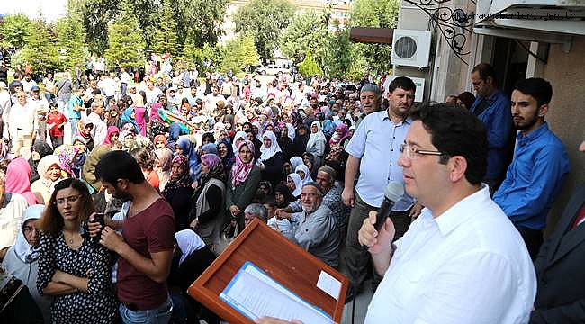 HACI ADAYLARINA SESLENEN BAŞKAN YAZGI 'ÜLKEMİZE, MİLLETİMİZE VE BİZLERE DUA EDİN'