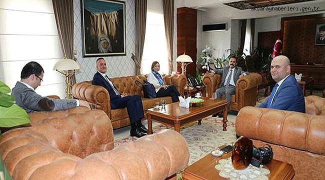 KAPADOKYA ÜNİVERSİTESİ REKTÖRÜ KARASAR’DAN VALİ İLHAMİ AKTAŞ’A ZİYARET
