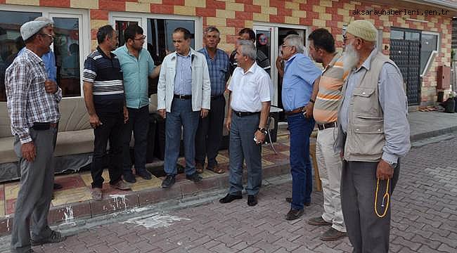 Milletvekili Aydoğdu ilçe ve köylerde incelemelerde bulundu