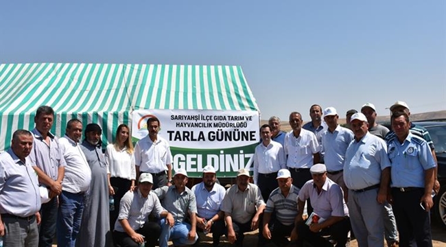 SARIYAHŞİ İLÇESİNDE SEBZECİLİK TARLA GÜNÜ DÜZENLENDİ