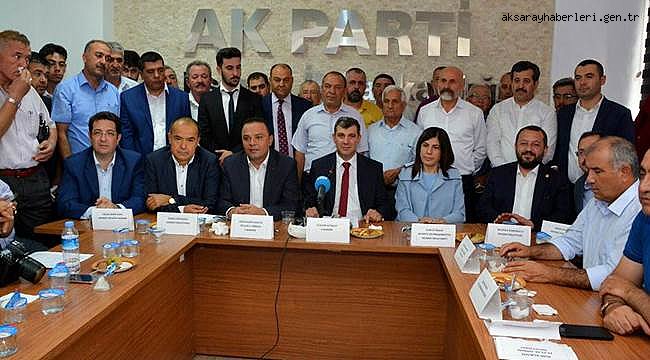 AK PARTİ YENİ İL BAŞKANI ALTINSOY RESMEN GÖREVE BAŞLADI