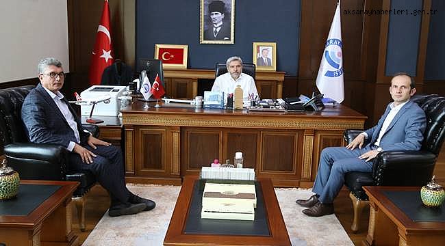 AKSARAY İLÇE YÖNETİCİLERİYLE YAPILABİLECEK ÇALIŞMALAR GÖRÜŞÜLDÜ