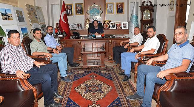 AKSARAY MÜSİAD YÖNETİMİNDEN BAŞKAN YAZGI’YA NEZAKET ZİYARETİ