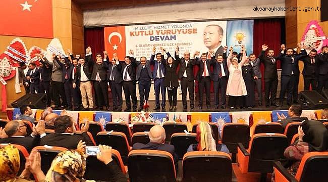 AK PARTİ AKSARAY MERKEZ İLÇE KONGRESİ YAPILDI, GÜZELYURT KONGRESİ İPTAL EDİLDİ