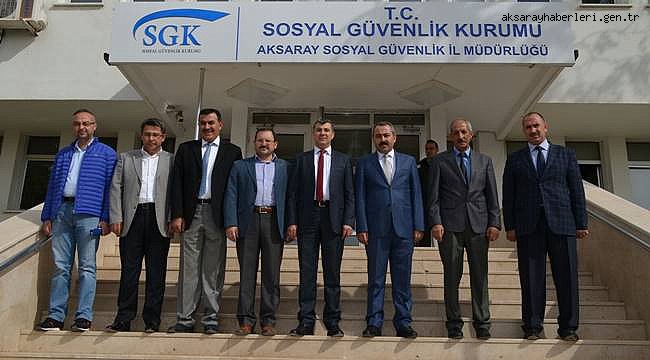 AK PARTİ İL BAŞKANI ALTINSOY KURUM ZİYARETLERİNE SGK ZİYARETİYLE DEVAM ETTİ