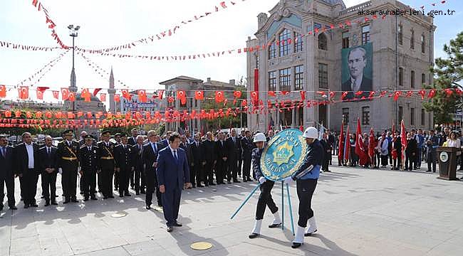 AKSARAY'DA 29 EKİM CUMHURİYET BAYRAMI KUTLAMALARI BAŞLADI