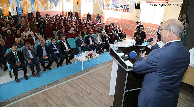 GENEL BAŞKAN YARDIMCISI AHMET SORGUN BAŞARININ SIRRI İÇİN AKSARAY’I ÖRNEK GÖSTERDİ