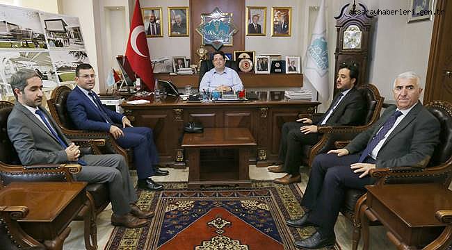 MERAM BÖLGE MÜDÜRÜ TOLGA ERBİL’DEN BAŞKAN YAZGI’YA ZİYARET