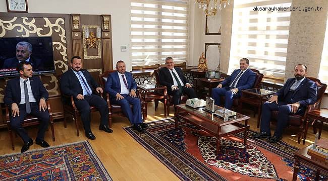 MÜSİAD GENEL BAŞKANI ABDURRAHMAN KAAN VALİ AYKUT PEKMEZ’İ ZİYARET ETTİ