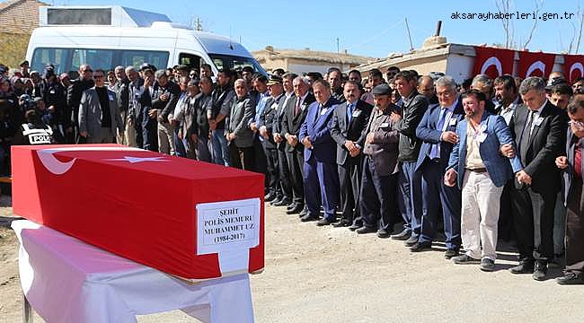 ŞEHİT POLİS MUHAMMET UZ ÇAĞLAK KÖYÜNDE TOPRAĞA VERİLDİ