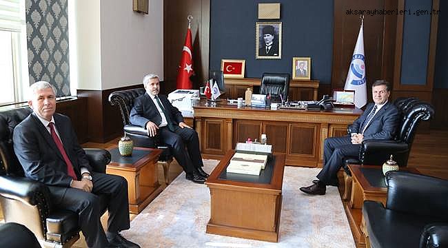 TUĞGENERAL OSMAN ALP REKTÖR ŞAHİN’İ ZİYARET ETTİ