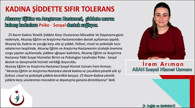 AEAH DEN ŞİDDET GÖREN KADINA PSİKO-SOSYAL DESTEK