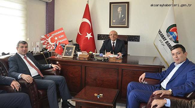 AK PARTİ İL BAŞKANI ALTINSOY, BARO BAŞKANI COŞKUN’U ZİYARET ETTİ