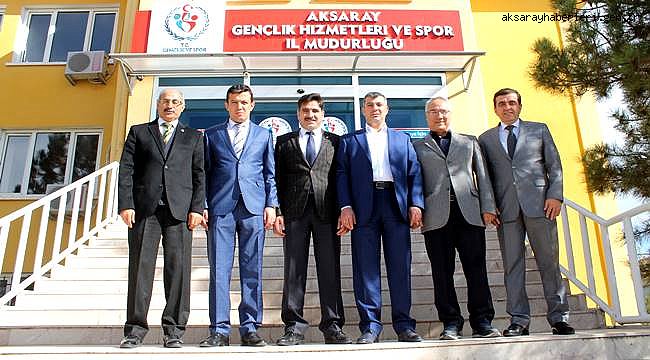 GENÇ BAŞKANLARDAN, GENÇLİK HİZMETLERİ VE SPOR İL MÜDÜRÜ ALKAN’A ZİYARET