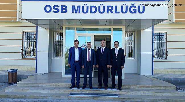 İL BAŞKANI ALTINSOY'DAN OSB'YE ZİYARET