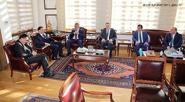 KAMU BAŞDENETÇİSİ ŞEREF MALKOÇ VALİ AYKUT PEKMEZ’İ ZİYARET ETTİ