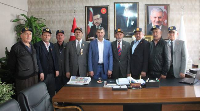 MUHARİP GAZİLER DERNEĞİ'NDEN İL BAŞKANI ALTINSOY'A ZİYARET