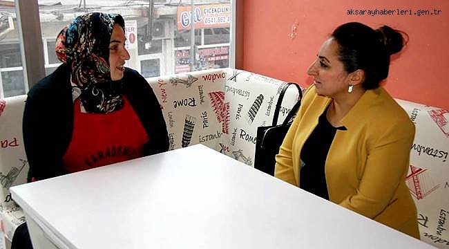 ORTAKÖY’DE KENDİ İŞİNİN PATRONU KADIN GİRİŞİMCİYE ZİYARET