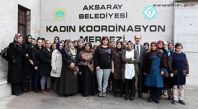 AKSARAY'DA PUL VE BONCUK DİKİŞİ KURSU İÇİN SEÇMELER YAPILDI