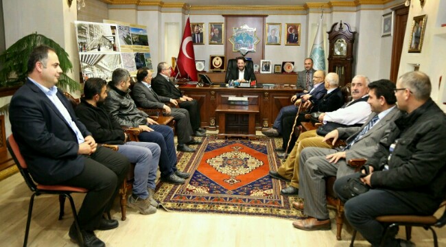 AKSARAY İNTERNET GAZETECİLER CEMİYETİNDEN BAŞKAN YAZGIYA ZİYARET
